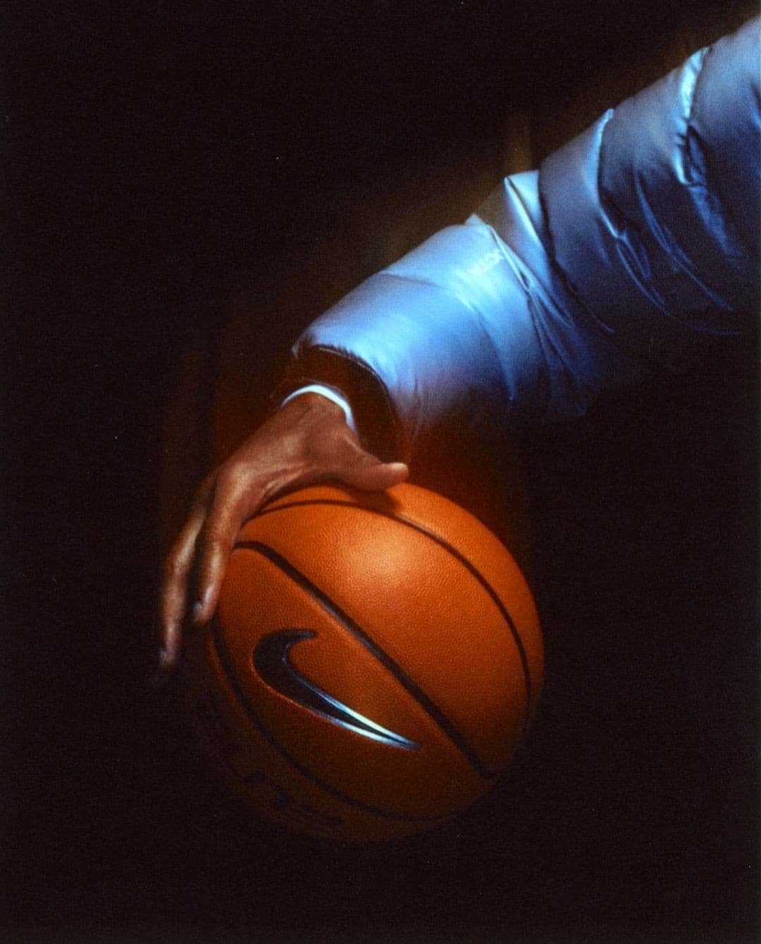 Basketball team training